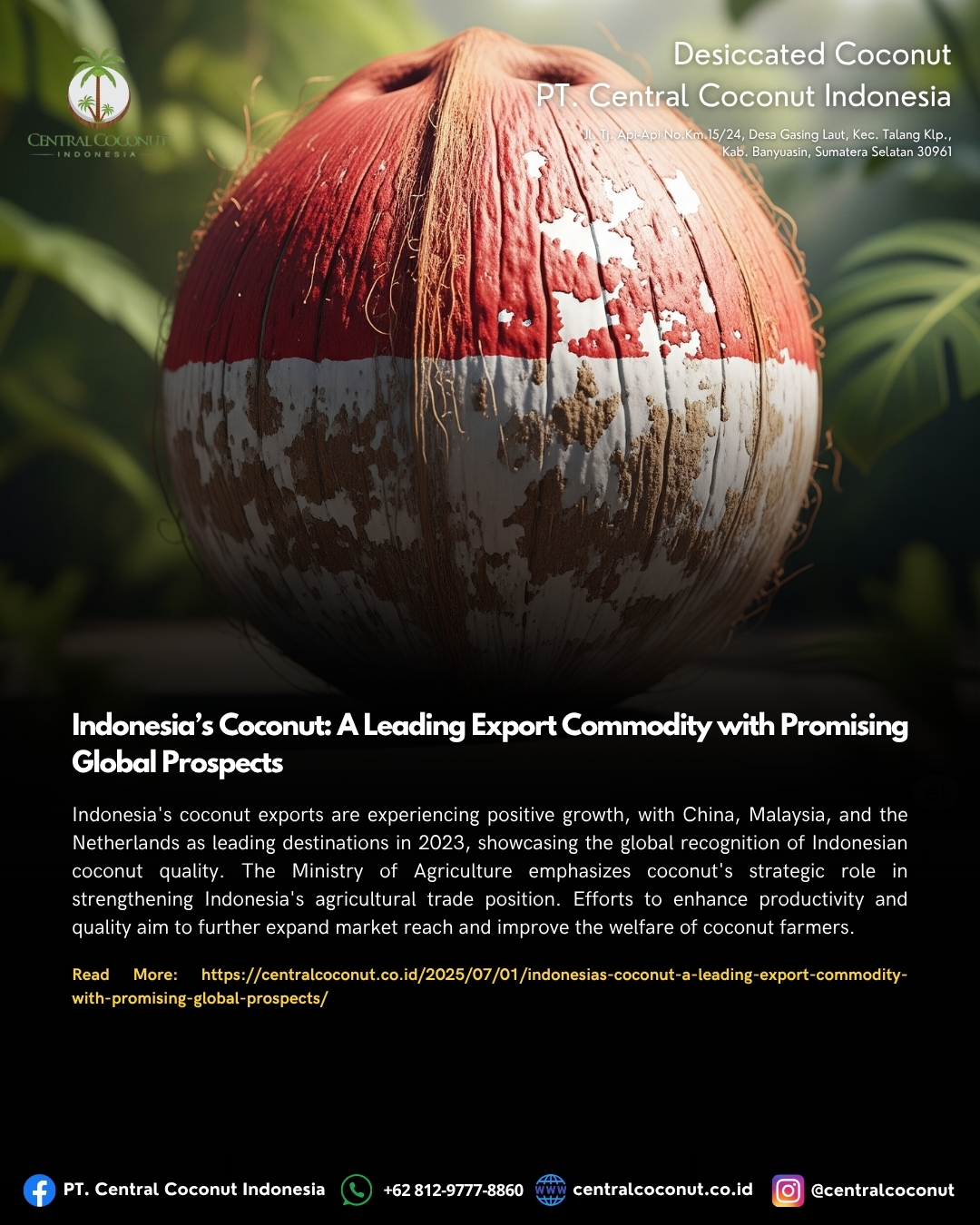 Indonesia’s Coconut A Leading Export Commodity with Promising Global Prospects