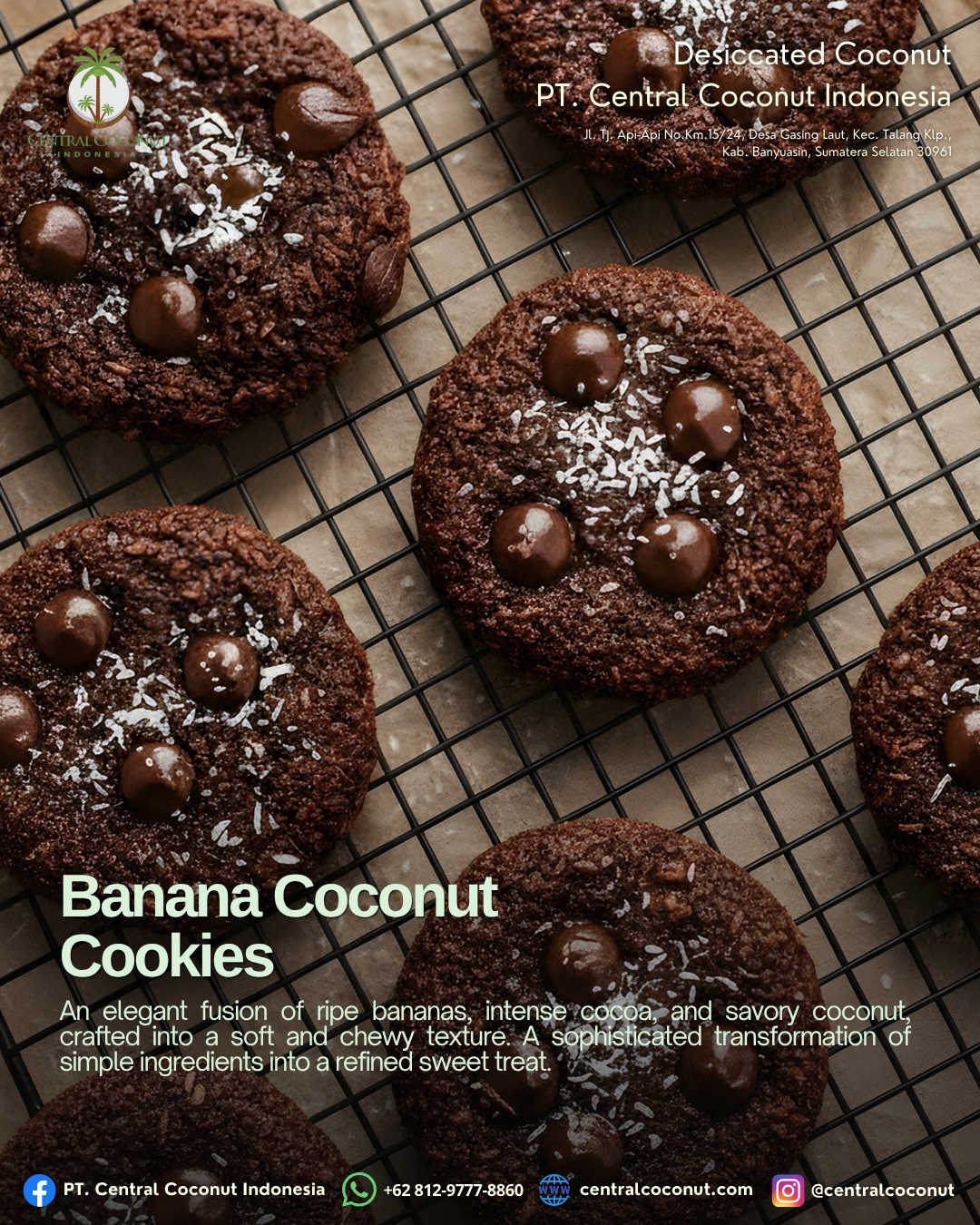 Banana Coconut Cookies